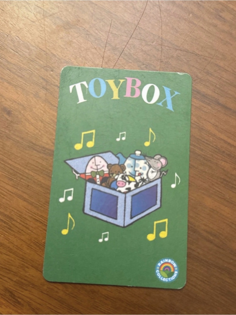 Retired HTF Toybox Yoto Card